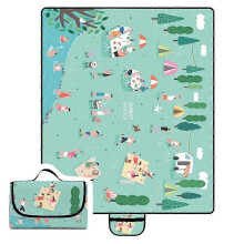 Y012 Outdoor Camping Mat 2x2m Waterproof Oxford Fabric Picnic Ground Cover Moisture-Proof