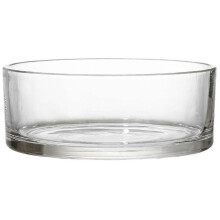 Terrarium aus Klarglas für Hydrokultur, runde Glasvase für Blumen, 15 cm Durchmesser