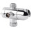 Shower Arm Diverter, 1/2" Angle Valve Mounting Bracket for Handheld Shower Chrome Plated 1