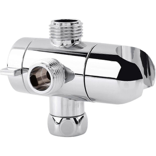 Shower Arm Diverter, 1/2" Angle Valve Mounting Bracket for Handheld Shower Chrome Plated