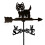 Weather Vane with Rust-Resistant Coating, Stainless Steel Wind Direction Indicator for Garden Stake 1