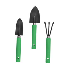 Set met ergonomische schep en hark voor het planten van vetplanten, geschikt voor kamerplanten.
