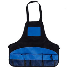 Gartenschürze mit mehreren Taschen zur Aufbewahrung von Gartengeräten, wasserdichtes Oxford-Gewebe für Heimwerken und Basteln