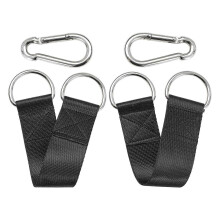 Cinghie di sospensione per altalene, connettori in nylon resistente per amache da campeggio e attrezzature fitness.