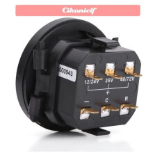 LED digital battery indicator with hour meter for 12V/24V/36V/48V/72V golf cart