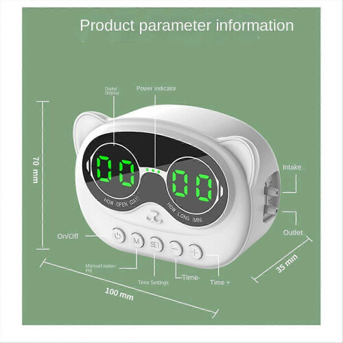 Smart Irrigation Controller with Timer, Remote Management via App, 60-Day Battery, Custom Schedules for Indoor Garden