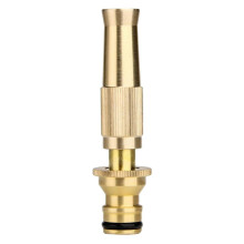 Gerader Messing-Wasserhahnanschluss 9 cm, kompatibel mit Gartenschlauch-Sprinklerrohr