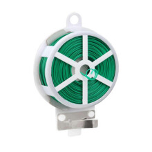 Green Cable Ties with Cutter, 20m & 50m Reusable Plant Ties for Gardening, Tomatoes, Vines and Cable Organisation