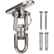Kit di ganci in acciaio inox per sacco da boxe, altalena, trapezio, portata 800 libbre.