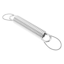 Molla per amaca resistente, adatta per altalene, sedie e accessori sospesi, supporto in acciaio e ferro argentato.