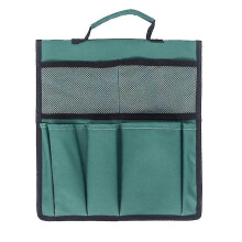 Aufbewahrungstasche für Gartengeräte, Organizer-Tasche mit mehreren Fächern für Gartengeräte, grünes Oxford-Gewebe