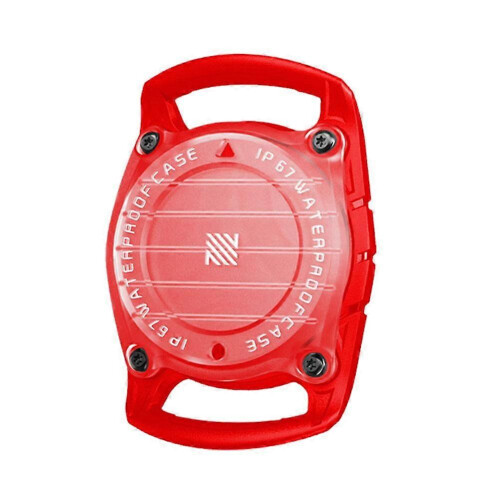 Custodia impermeabile IP67 per AirTag, design trasparente PC per collare cane
