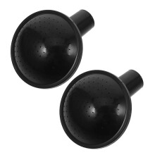 Boquilla para regadera compatible con la mayoría de las regaderas, cabezal rociador de PE negro para un riego suave de las plantas.