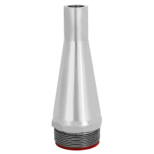 Ugello per fontana dritto in acciaio inox G2in 57mm DN50 con filettatura maschio per irrigazione di giardini.