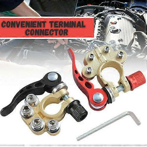 Brass Battery Terminal Connectors Quick Release Disconnect for Automotive Use
