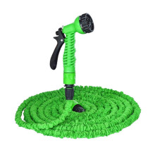 Dehnbarer Gartenschlauch 15 m Grün Flexibel Leicht für die Autowäsche