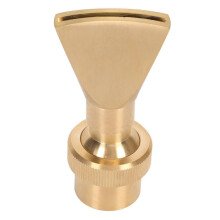 Buse de fontaine en laiton, filetage femelle G3/4, arroseur étroit en forme d'éventail de 25 mm pour bassin de jardin