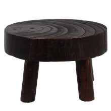 Pflanzenständer aus Holz, Mini-Regal aus braunem Massivholz für Sukkulenten, ideal für Balkon und Garten