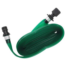Gartenschlauch, 3 m, flach, PVC, auslaufsicher, für Blumen, Sträucher und Bäume