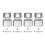4 pcs Chafing Dish Sets with Lid Chafing Dish Chafer Pan Buffet Tray 13
