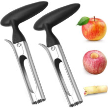 Apple Corer with Serrated Stainless Steel Blade for Apples, Pears, Peppers