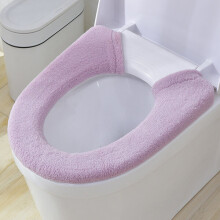 Universal Toilet Seat Cover Washable and Reusable for V and O-Shaped Toilets