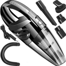 Aspirateur de voiture portable sans fil 120 W avec filtre HEPA, brosse et suceur plat pour le nettoyage intérieur des véhicules
