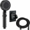 Shower Head with Hose, Wall Bracket, 5 Settings & STOP Function - Black 1
