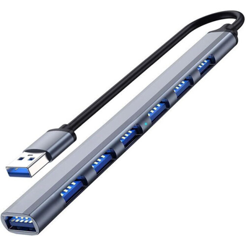 USB Hub 7-Port with USB 3.0, Compatible with Windows & Mac, Data Transfer Hub
