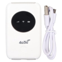 5G Unlocked WiFi Modem with SIM Card Slot, Compatible with 4G LTE Networks, Portable Mobile Hotspot for 10 Devices