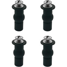 Toilet Seat Mounting Screws Compatible with Standard Toilet Lids, Stainless Steel with 1.8cm Expansion Ball, Secure Fixing Kit