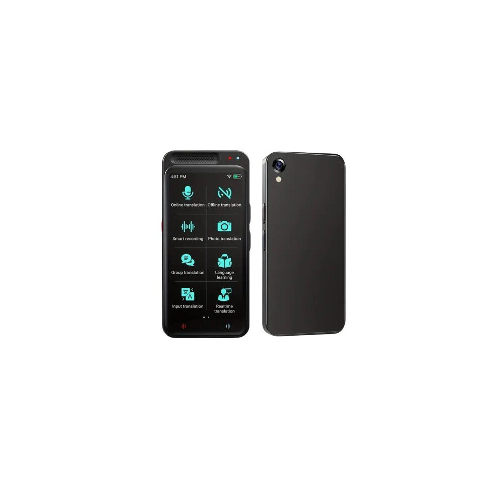 Language Translator Device Z6 Featuring Voice Recognition & Recording For Meetings & Learning 6966168188629