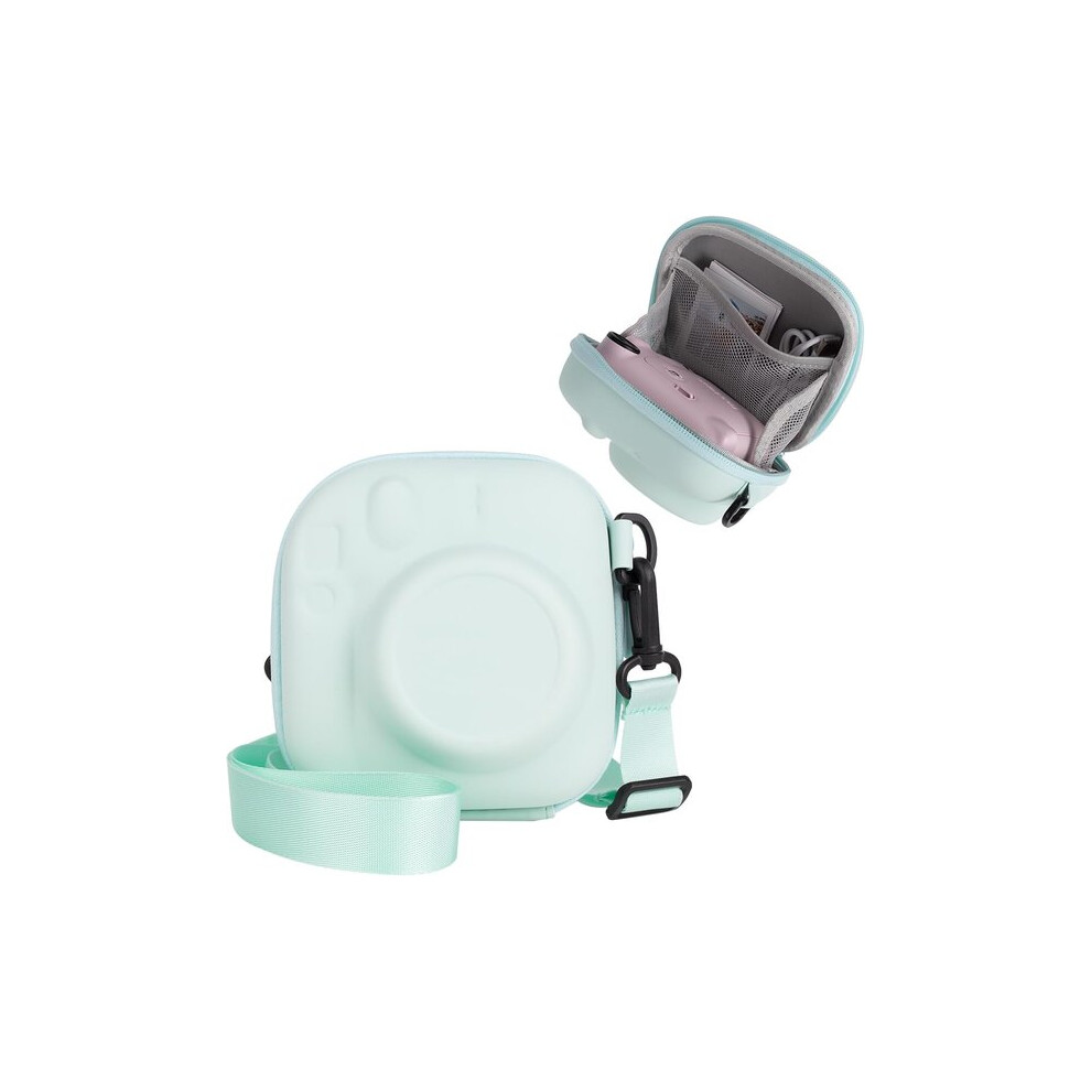 Hard Eva Case For Instant Cameras With Durable Construction, Dual Zipper & Adjustable Strap 6966168187479