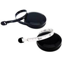 Cinta métrica corporal de 150 centímetros, retráctil y portátil, paquete doble para costura y manualidades.