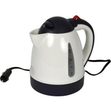 Bouilloire de voyage 24 V compatible avec les voitures et les camions, capacité de 1 litre avec protection contre l'évaporation