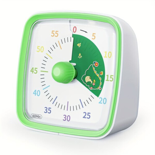 Timer compatible with standard devices, plastic material powered by 2 AAA batteries for precise timing