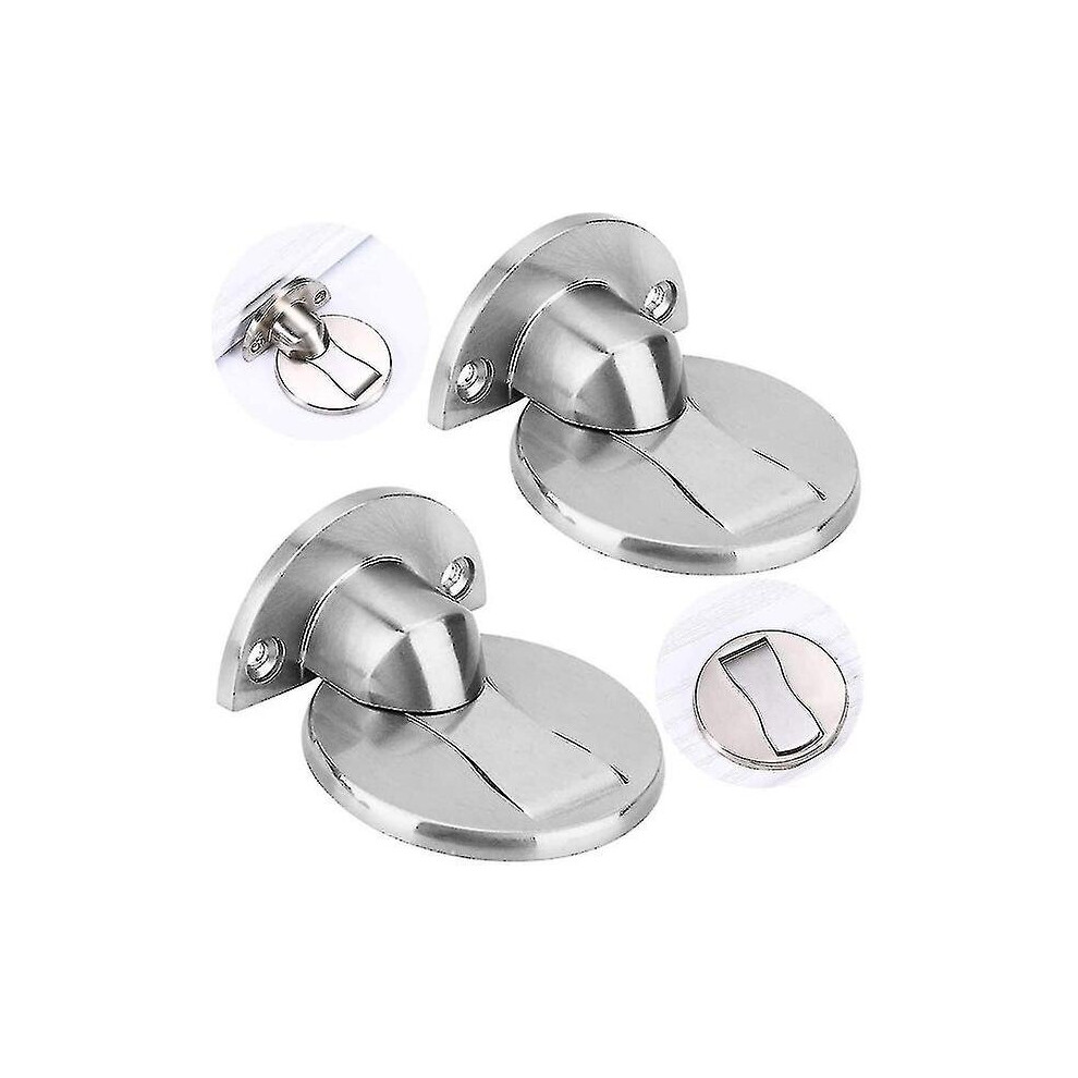 Magnetic Door Stopper With Strong Hold, Zinc Alloy Construction, Child & Wall Protection 6966168193333