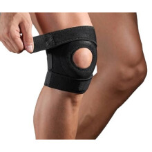 Offene Knieorthese mit offenem Patellapolster und verstellbaren Riemen zur Linderung von Knieschmerzen