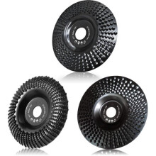 125-mm-Holzschleifscheibe, 22,2-mm-Schaft, 3-teiliges Schnitzscheiben-Set, kompatibel mit Winkelschleifern für Holz, Kunststoff und Gipskarton
