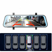 10" Anti-Glare Touch Screen Dash Camera, Full HD 1296P Recording, Loop Recording, G-Sensor