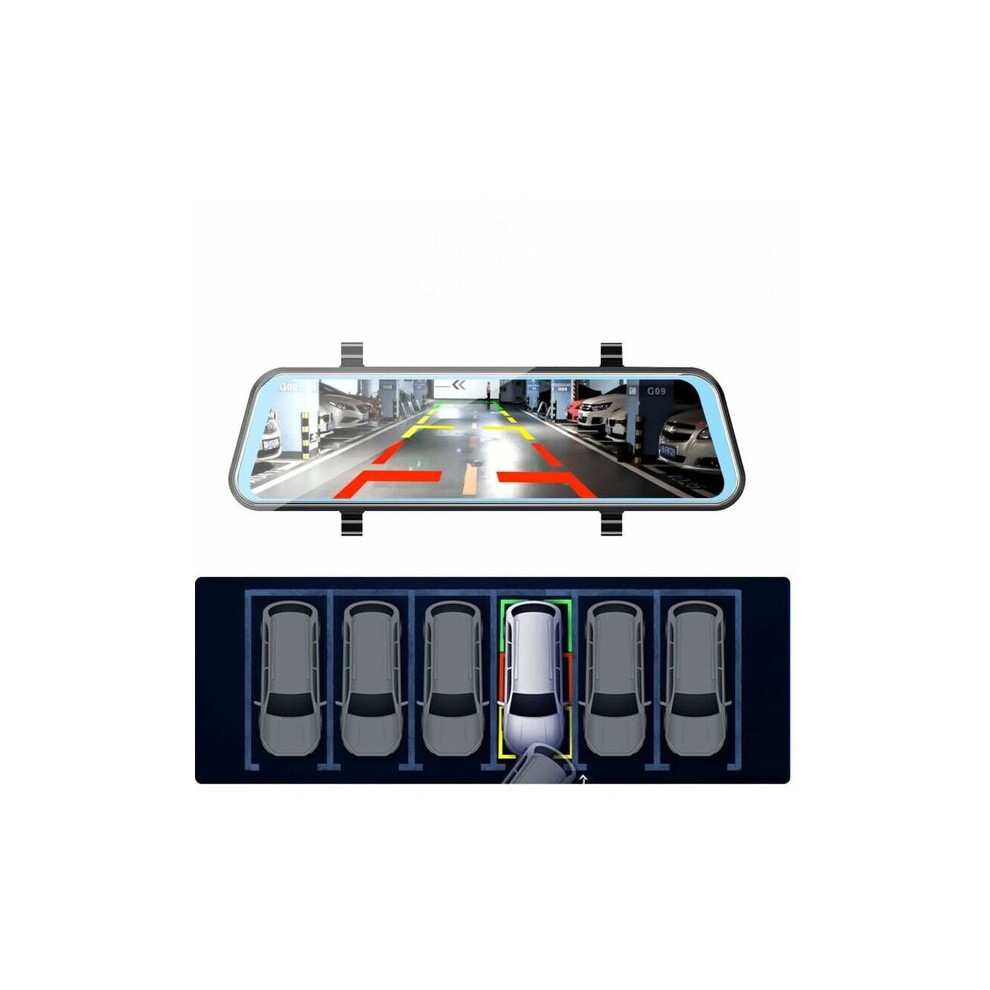 Rearview Mirror Dash Cam With Front And Rear Camera, Gps, Night Vision, Parking Monitor 6966168068952