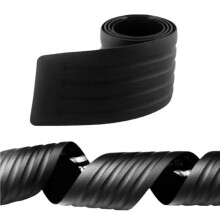 Universal Rear Bumper Protector Sticker Compatible with Most Car Models, Anti-Scratch and Non-Slip Rubber Strip for Boot Sill Protection