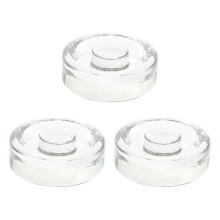 Fermentation Glass Weights, Pickle Fermenting for Wide Mouth Mason Jars, Set of 3, Clear 7cm