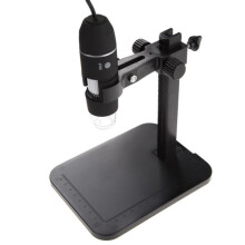 Digitale microscoop met 1600x zoom, compatibel met USB-poort, 8 instelbare LED's en meetsoftware voor industrieel, educatief en hobbygebruik.