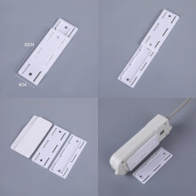 Supports adhésifs réutilisables et amovibles pour multiprises, lot de 8, installation sans perçage, organiseur de câbles
