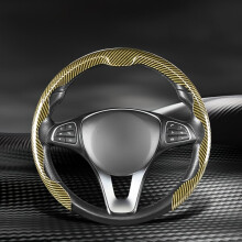 Steering Wheel Cover Breathable for All Seasons Universal Fit with Anti-Slip Grip