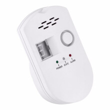 Détecteur de fuites de gaz (méthane, propane, butane), alarme sonore 85 dB, écran LED, économie d'énergie (moins de 2 W).
