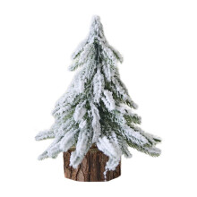 Miniaturowa ozdoba choinkowa, plastik i drewno, 14x14x20 cm