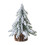Mini-Weihnachtsbaumschmuck, Kunststoff & Holz, 14 x 14 x 20 cm 1