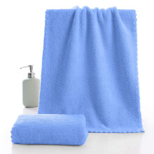 Serviette visage en velours ultra doux – Très absorbante, bleue